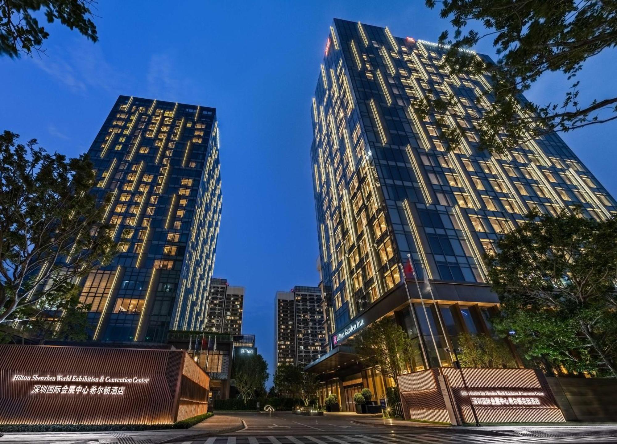 Hotel Hilton Shenzhen World Exhibition & Convention Center - Only 5 Minutes' Walk To Wecc Exterior foto