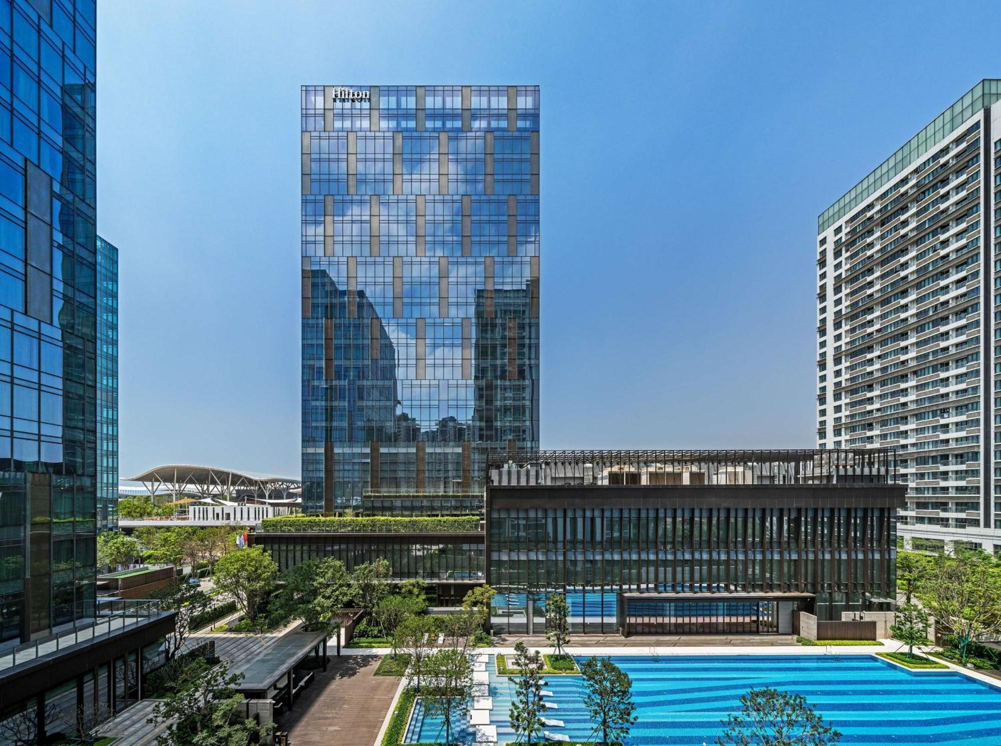Hotel Hilton Shenzhen World Exhibition & Convention Center - Only 5 Minutes' Walk To Wecc Exterior foto